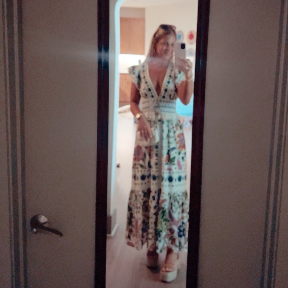 Farm Rio Maxi Dress- Summer Garden